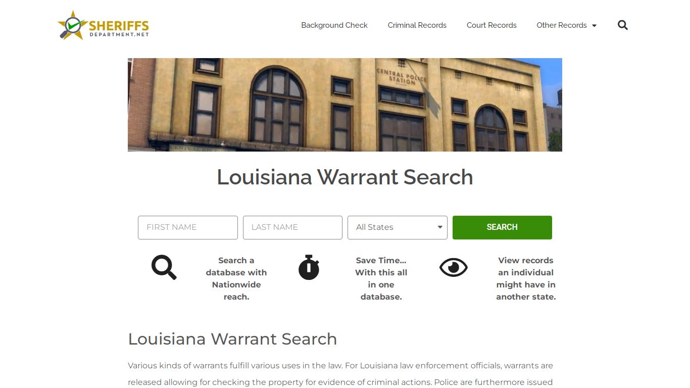 Louisiana Warrant Search: Check LA Arrest and Bench ...
